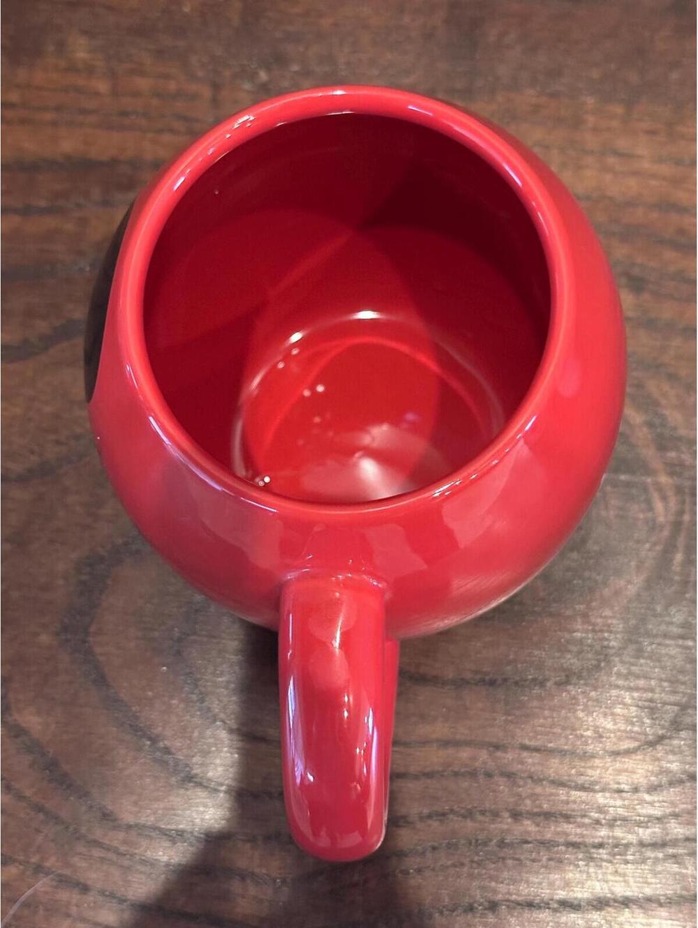 Disney Store Mickey Mouse Red Rounded Coffee Mug - Picture 5 of 6